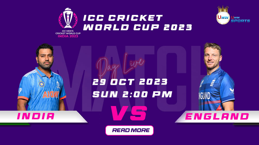India vs England : ICC World Cup 2023 Showdown on Cricket&rsquo;s Grand Stage!